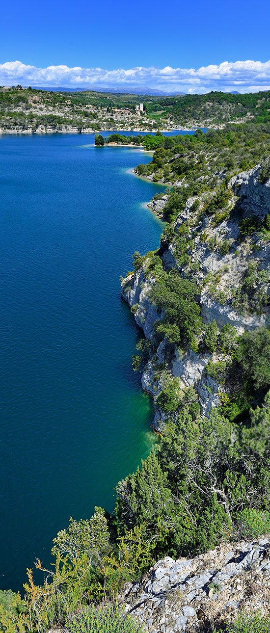 plage secrete du lac d'Esparron